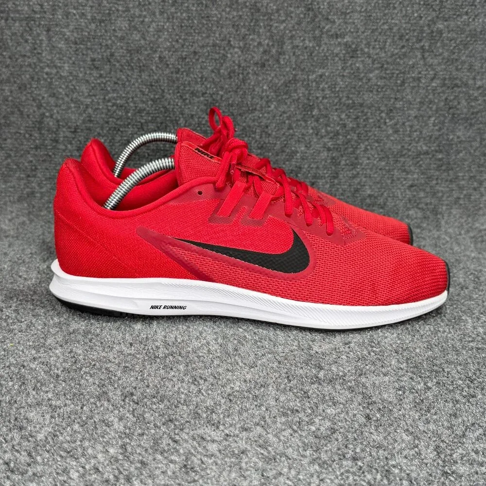 Nike Downshifter 9 Running Shoes Men's 12 Gym Red Athletic Run Training Sneakers